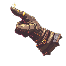 pointing, Medieval Glove, sparkling Mouse-Cursor , flat shaded, for an adventure game, Dos Adventure Game, Low Definition, Low Quality Art, Dithering